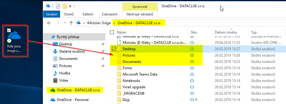 OneDrive - kde jsou moje soubory